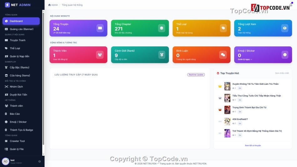 Code truyện tranh,Web đọc truyện,Web Đọc Truyện Tranh Nettruyen Clone,Code Web Đọc Truyện Tranh